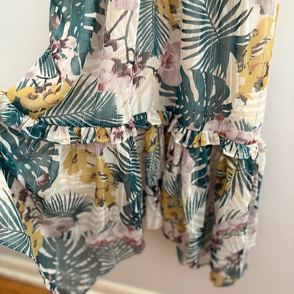 Walter Baker Arabella Tiered Spaghetti Strap Midi Dress size XS - Picture 10 of 14